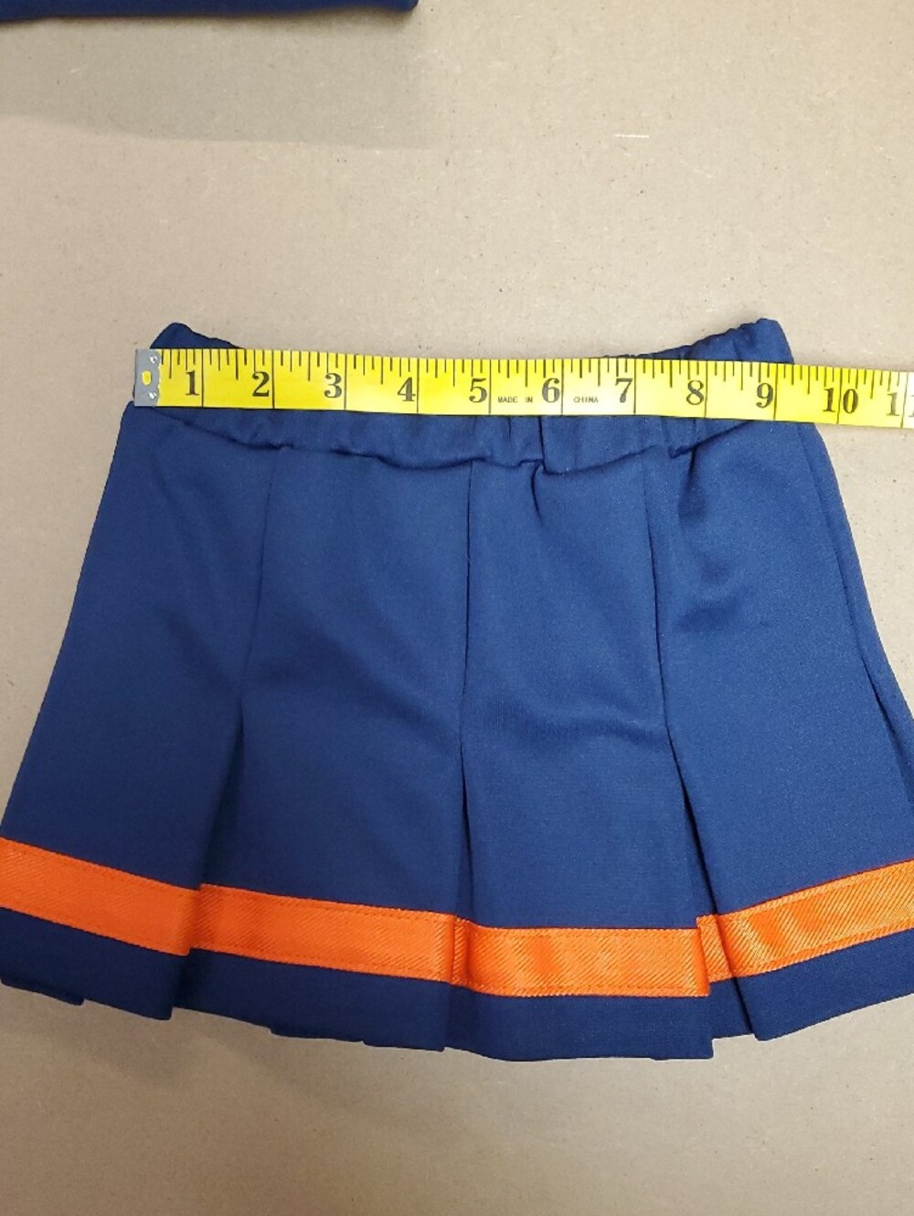Vintage Auburn Tigers Navy and Orange Two-Piece Cheerleader Set - Picture 6 of 11